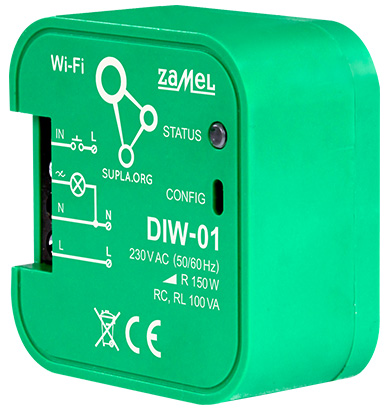 DIW 01 Wi Fi 230 V AC ZAMEL