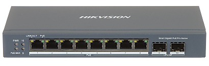 SWITCH POE DS 3E1510P SI 8 PORTS SFP Hikvision