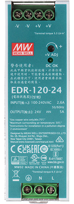 SWITCHING ADAPTER EDR 120 24 MEAN WELL