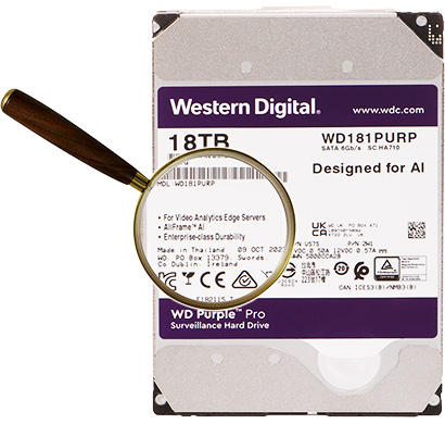 HDD WD181PURP 18TB 24 7 WESTERN DIGITAL