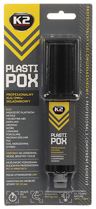PROFFESSIONAL 2 COMPONENT ADHESIVE K2 PLASTIPOX 25G TUBE 25 g K2