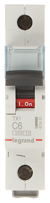 CIRCUIT BREAKER LE 403430 ONE PHASE 6 A C TYPE LEGRAND
