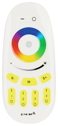 AFSTANDSBEDIENING VOOR LED VERLICHTINGSCONTROLLERS LED CONTROL RF2 2 4 GHz MONO CCT RGB RGBW MiBOXER Mi Light