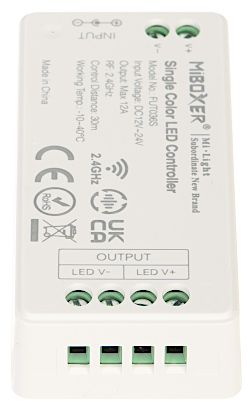 KRMILNIK OSVETLITVE LED LED W WC RF 2 4 GHz MONO 12 24 V DC MiBOXER Mi Light