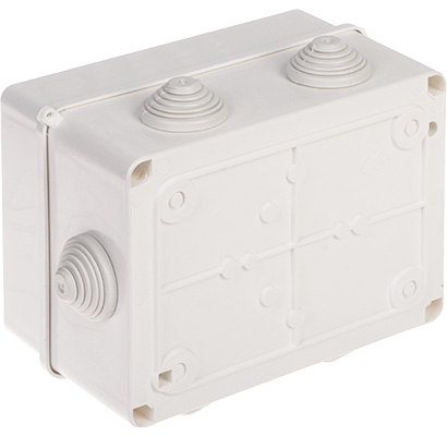 BRANCH JUNCTION BOX WITH CABLE GLANDS LUX 158X118 EPN IP55 Elektro Plast