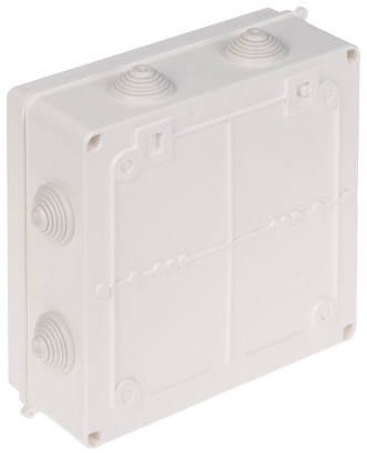 BRANCH JUNCTION BOX WITH CABLE GLANDS LUX 196X196 EPN IP55 Elektro Plast