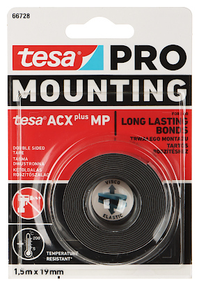 DOUBLE SIDED MOUNTING TAPE MOUNTING PRO ACX 1 5X19 TESA