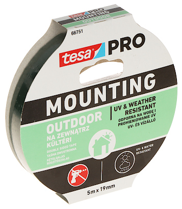 DOUBLE SIDED MOUNTING TAPE MOUNTING PRO OUTDOOR 5X19 TESA