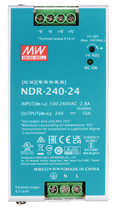 SWITCHING ADAPTER NDR 240 24 MEAN WELL