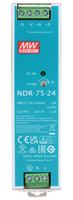 SWITCHING ADAPTER NDR 75 24 MEAN WELL