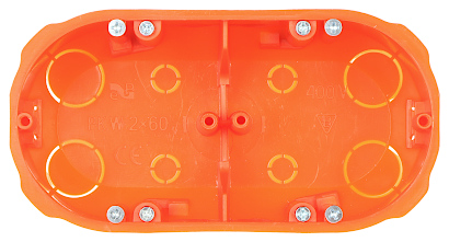 FLUSH BOX 2 GANG PK 2X60 K G EPN Elektro Plast
