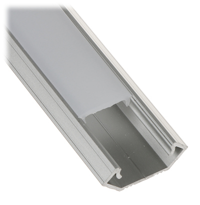 PROFILE WITH COVER FOR LED STRIPS PR LED CA 2M CORNER SILVER