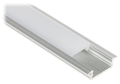 PROFILE WITH COVER FOR LED STRIPS PR LED RA 2M FLUSH SILVER
