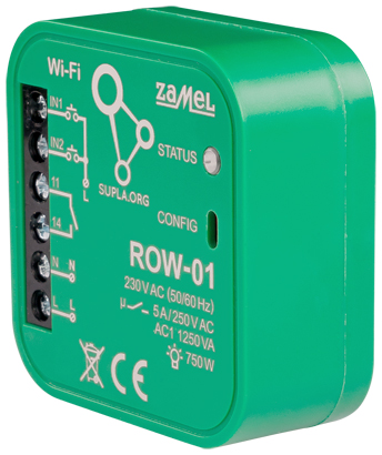 ROW 01 Wi Fi 230 V AC ZAMEL