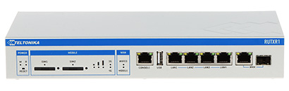 POINT D ACCES 4G LTE ROUTER RUTXR1 Dual SIM SFP Wi Fi 5 2 4 GHz 5 GHz 867 Mbps Teltonika