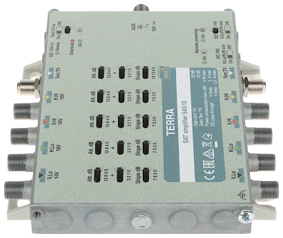 AMPLIFIER FOR MULTISWITCHES SA 51D 5 INPUTS 5 OUTPUTS TERRA