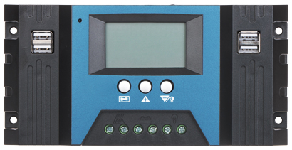 CONTROLADOR DE CARGA SOLAR SCC 100A PWM LCD S2