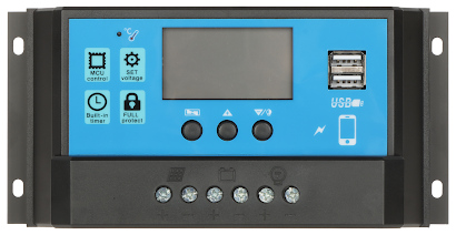 SOLAR CHARGE CONTROLLER SCC 60A PWM LCD S2