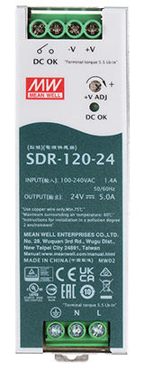 SL GIER CES ADAPTERIS SDR 120 24 MEAN WELL