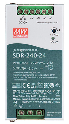 SURS ALIMENTARE SDR 240 24 MEAN WELL