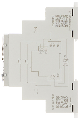 SMART CONTROLLER FOR ROLLER SHUTTERS SHUTTERBOX DIN BLEBOX Wi Fi 230 V AC