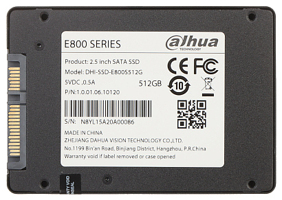 SSD MEGHAJT SSD E800S512G 512 GB 2 5 DAHUA