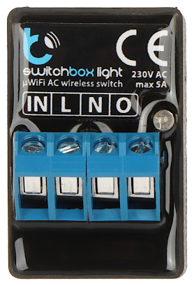 COMUTATOR INTELIGENT SWITCHBOX LIGHT BLEBOX Wi Fi 230 V AC