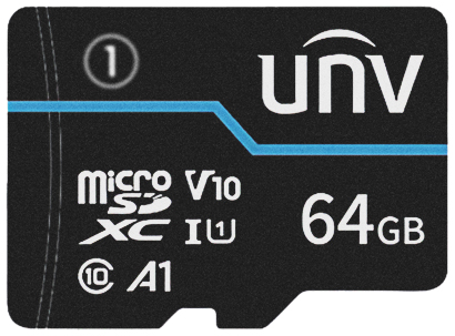SPEICHERKARTE TF 64G T L BLUE microSD UHS I SDXC 64 GB UNIVIEW
