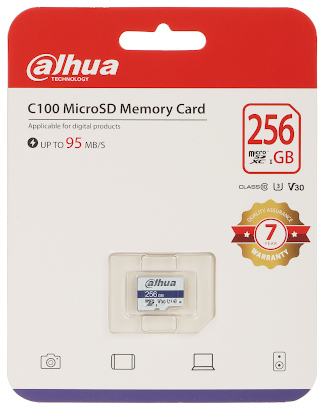 MINNESKORT TF C100 256GB microSD UHS I SDXC 256 GB DAHUA