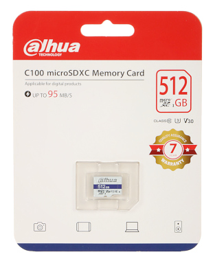 SCHEDA DI MEMORIA TF C100 512GB microSD UHS I SDXC 512 GB DAHUA