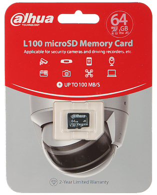 MEMORY CARD TF L100 64GB microSD UHS I SDHC 64 GB DAHUA