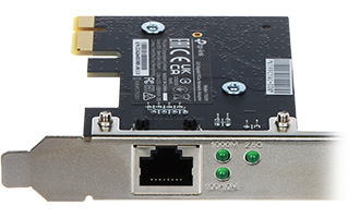TARJETA DE RED ETHERNET PCIE TL TX201 2 5 Gigabit Ethernet TP LINK
