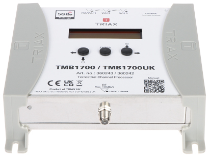 PROGRAMMABLE MULTI RANGE AMPLIFIER TMB 1700 TRIAX TRIAX