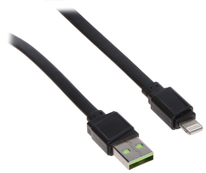 CABLE USB A LIGHTNING 0 25M GC 0 25 m Green Cell