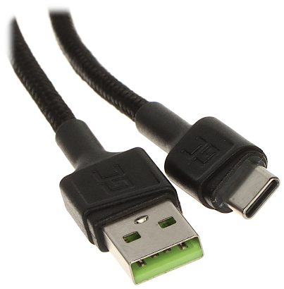 KAAPELI USB A USB C 1 2M GC 1 2 m Green Cell