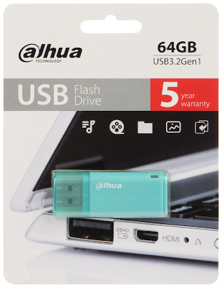 FLASH DRIVE USB U126 30 64GB 64 GB USB 3 2 Gen 1 DAHUA
