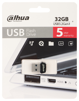 FLASH DRIVE USB U166 31 32G 32 GB USB 3 2 Gen 1 DAHUA