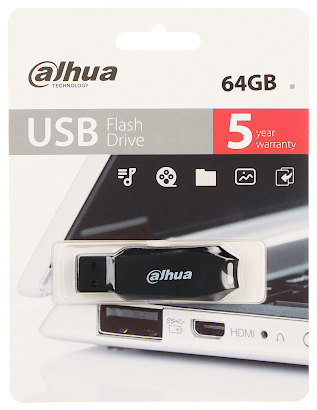 FLASH DRIVE USB U176 20 64G 64 GB USB 2 0 DAHUA