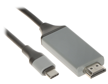 ADAPTERIS USB W C HDMI W 2M 2 0 m