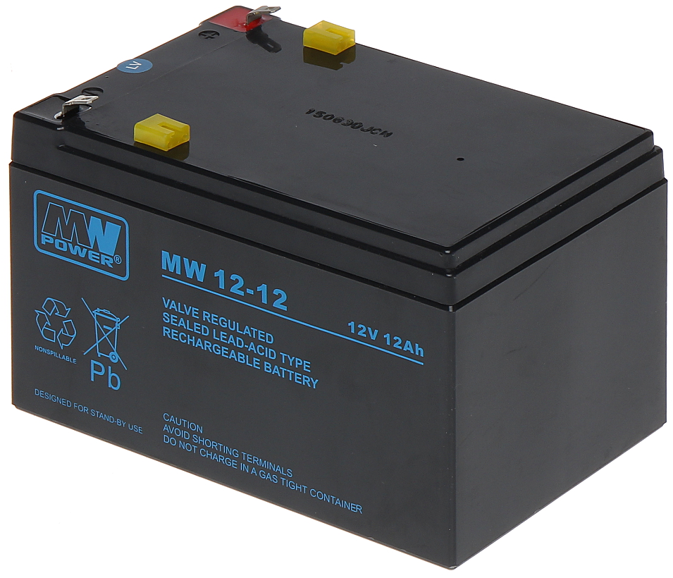 АКУМУЛАТОР 12V/12AH-MW - Капацитет на батерията над 9Ah - Delta