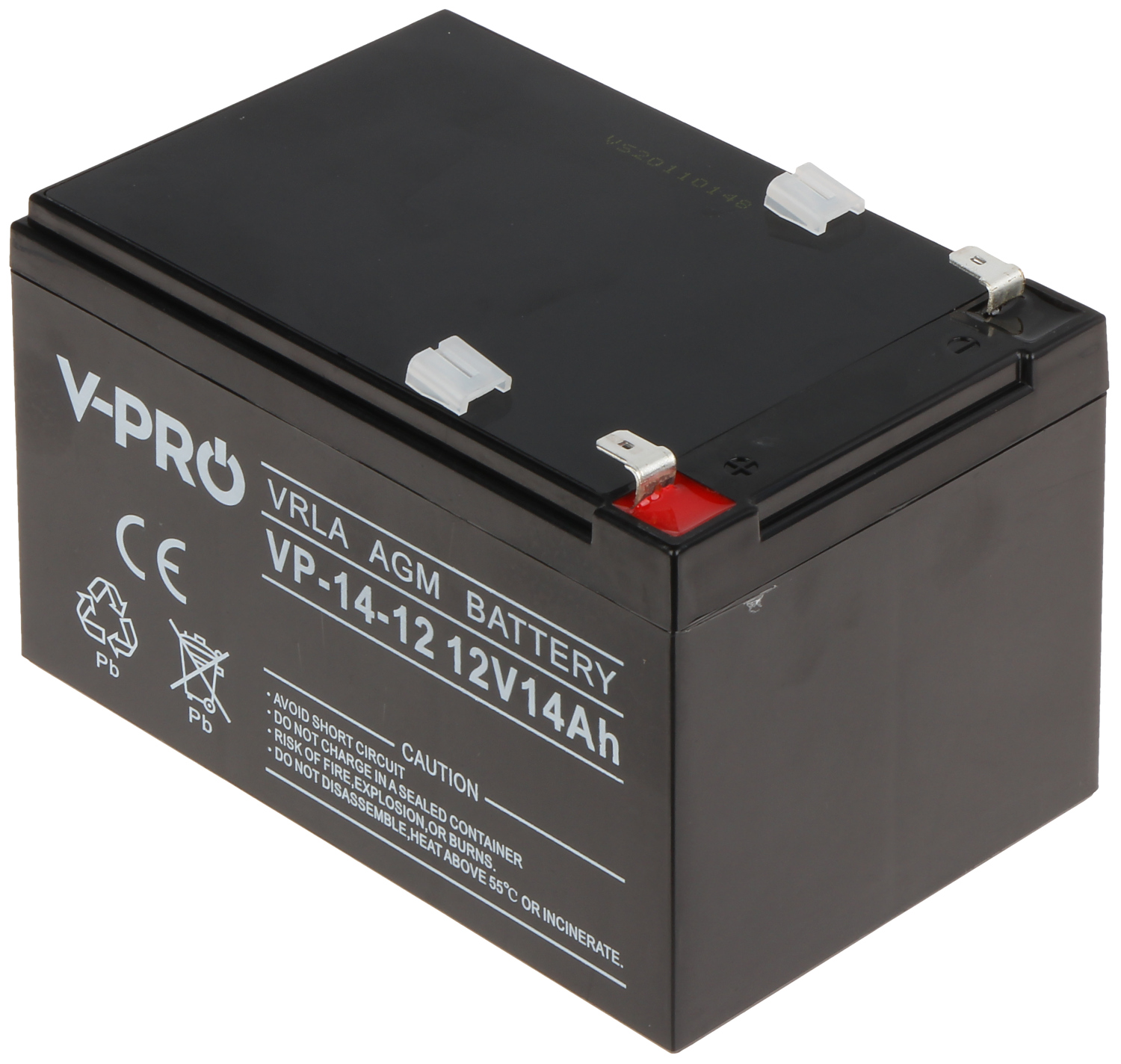 АКУМУЛАТОР 12V/14AH-VPRO - Капацитет на батерията над 9Ah - Delta