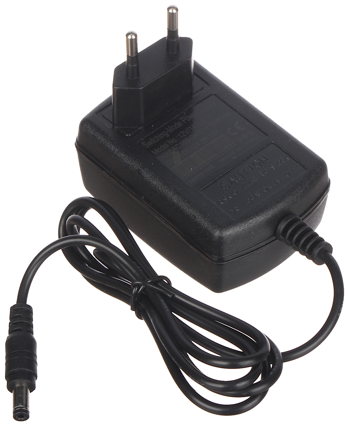 SWITCHING ADAPTER 12V/1A/5.5*P100 - With plug, indoor - Delta