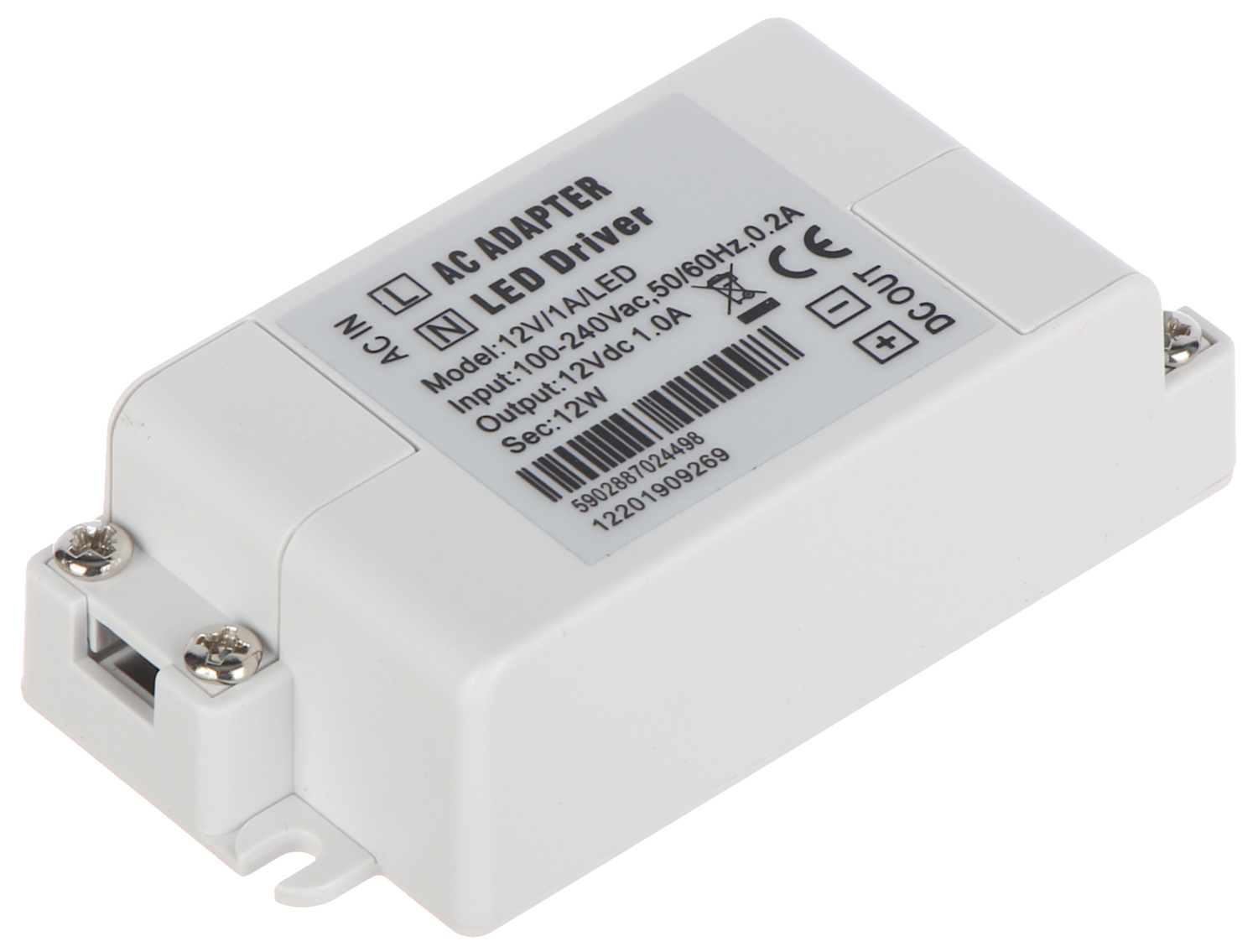 SWITCHING ADAPTER 12V/1A/LED - Power Adapters Modules - Delta