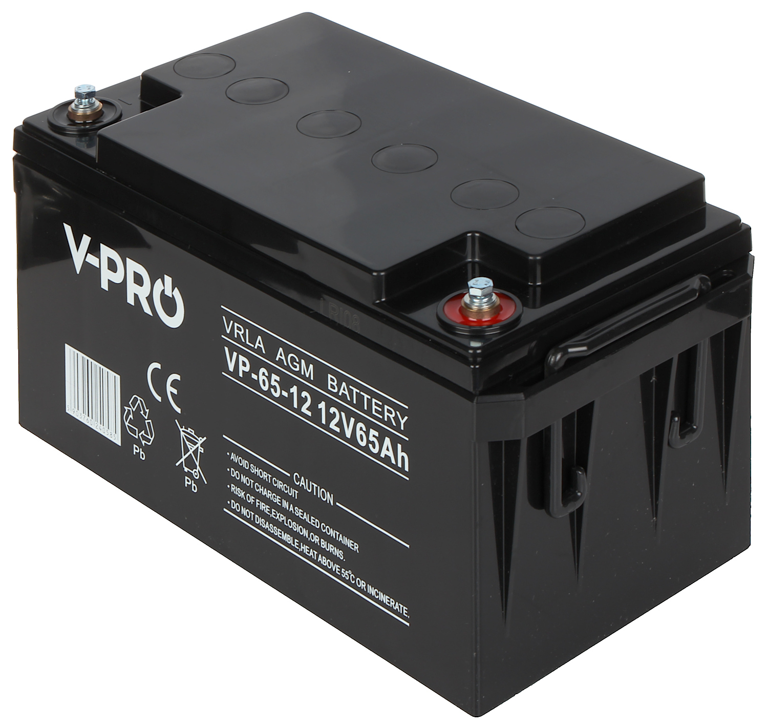 BATTERIE 12V/65AH-VPRO - Capacité de la batterie supérieure à 9Ah