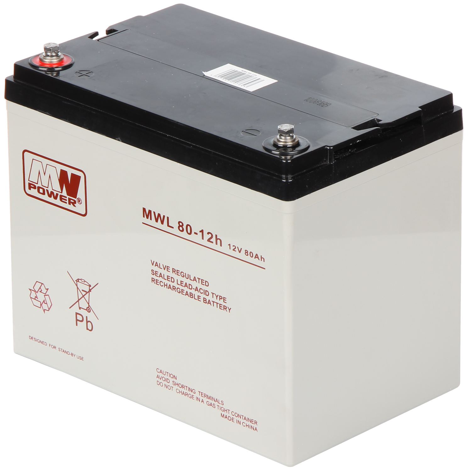 BATERIA 12V/80AH-MWL - Capacidade da bateria superior a 9Ah - Delta