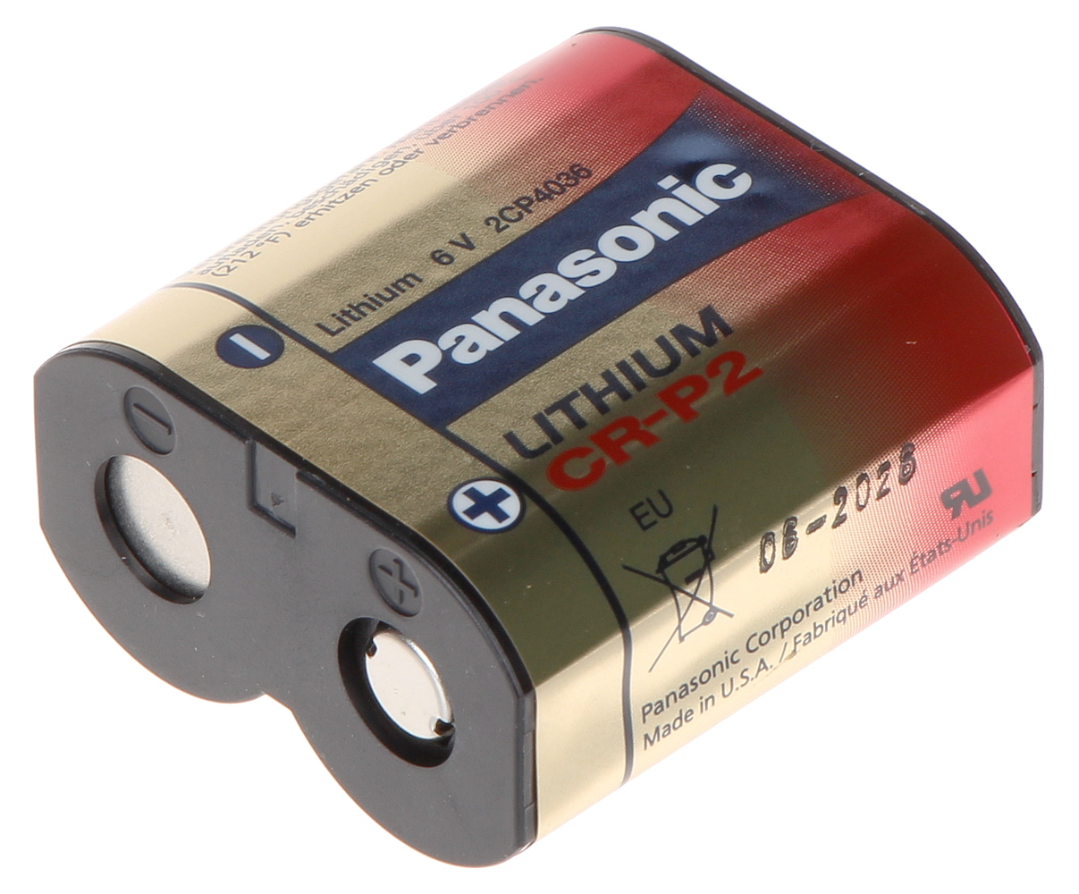 LITHIUM BATTERI BAT-CRP2 6 V PANASONIC - Lithium og andre batterier - Delta