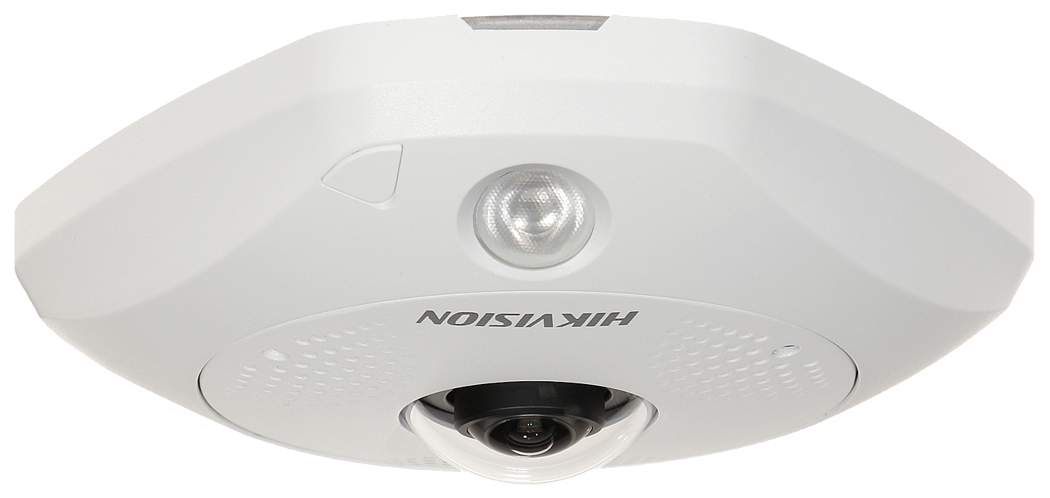 1.27mm Lens 6 MP Hikvision DS-2CD6362F-I Network Surveillance Camera White 3072 X 2048