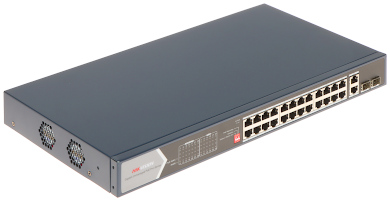 POE SWITCH DS 3E0528HP E 24 POORTS SFP Hikvision