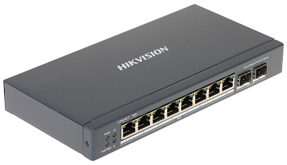 SWITCH POE DS 3E1510P SI 8 PORTERS SFP Hikvision