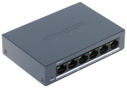 SWITCH POE DS XS0106 P 4 Hikvision